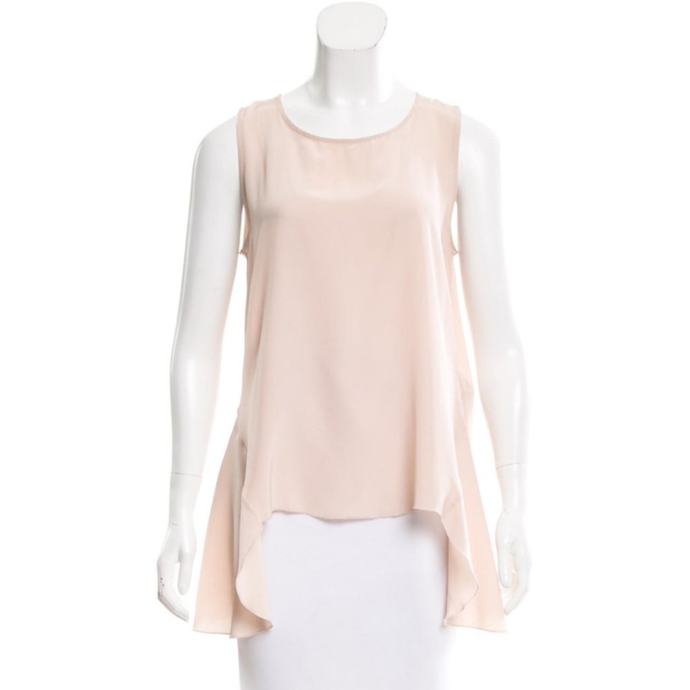 See by Chloe Sleeveless Silk Blouse - M